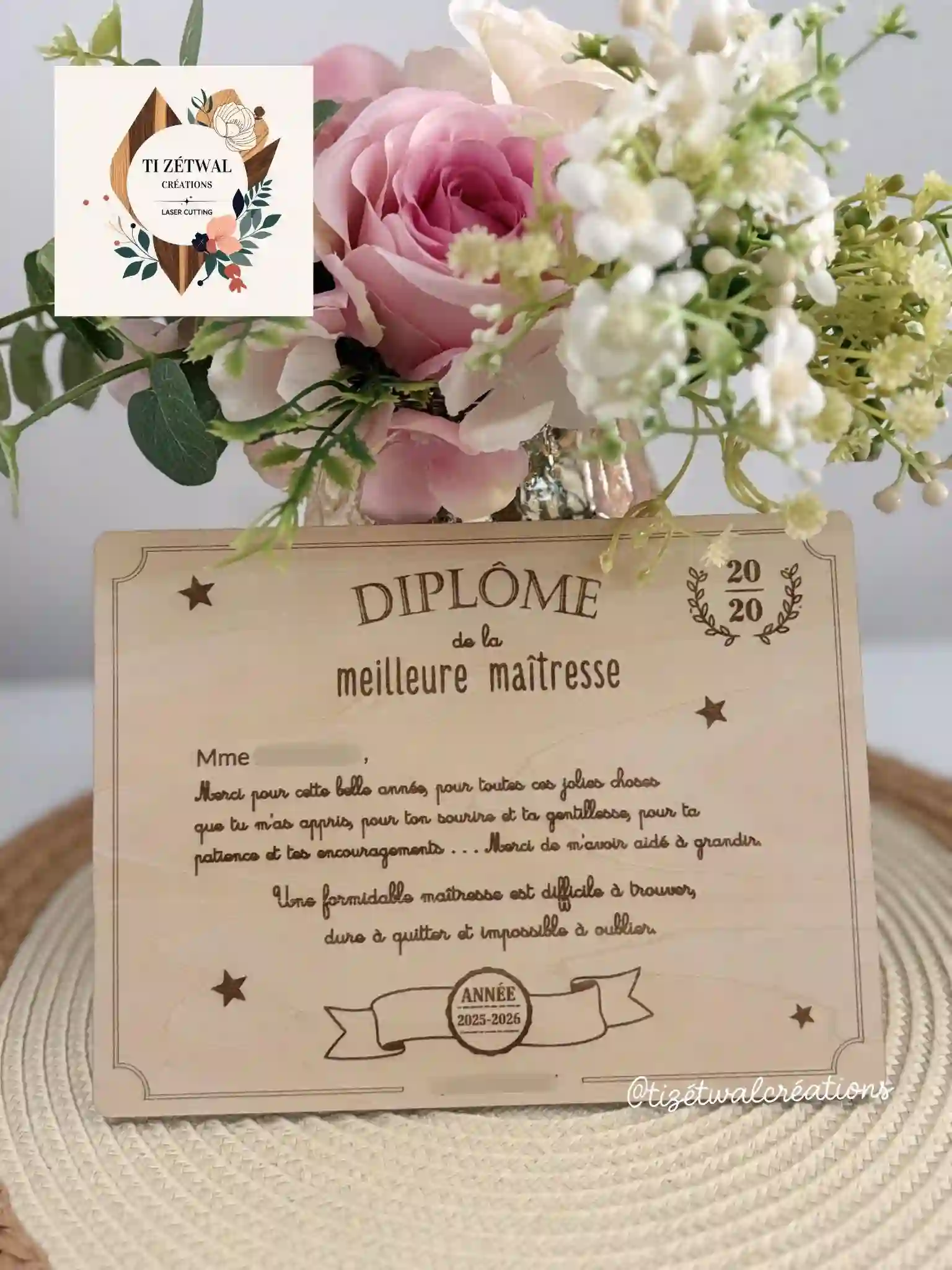 Diplôme Personnalisé